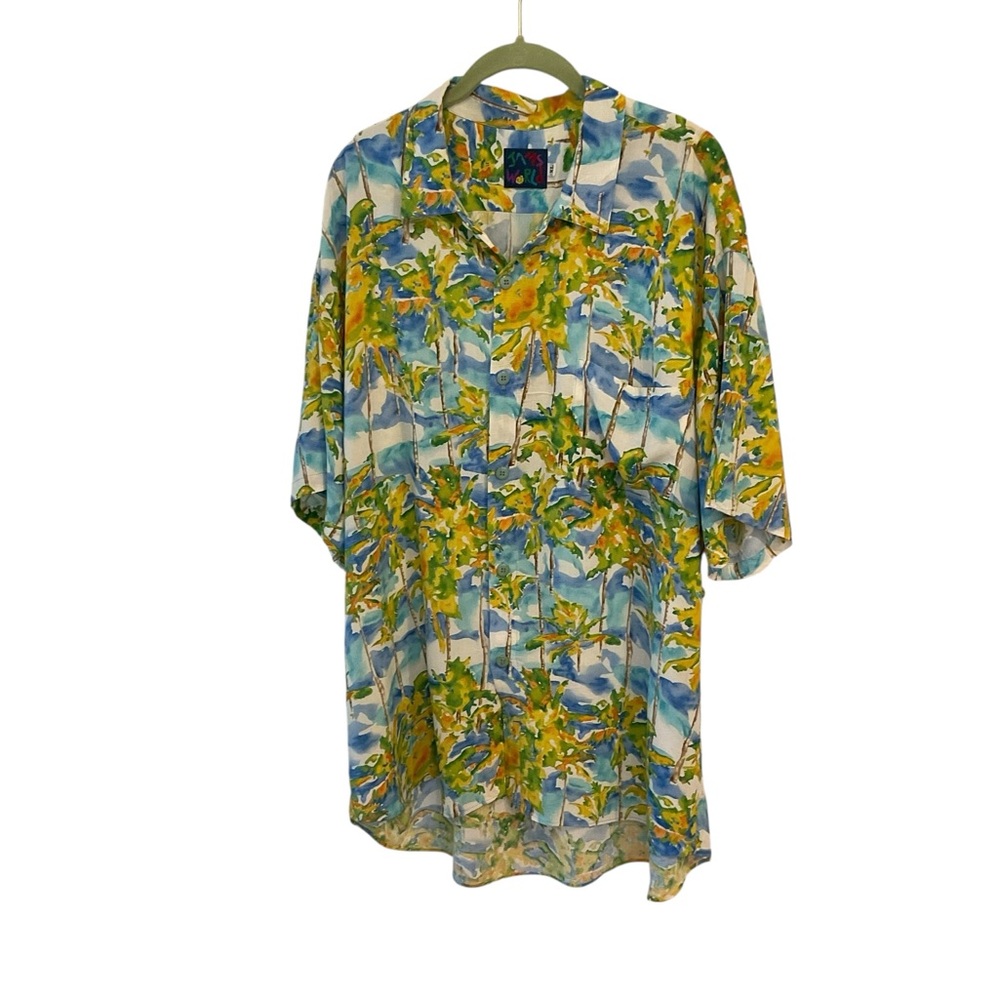 Jams World Coco Palm print shirt XL - Picture 3 of 9